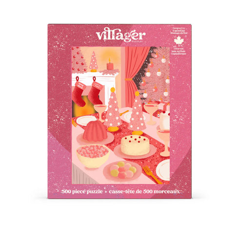 Pink Christmas 500pc Puzzle